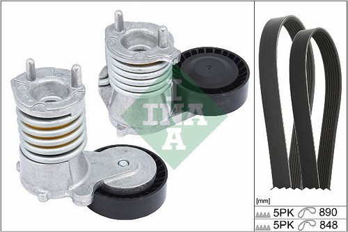 Belt set schaeffler ina 529 - set,