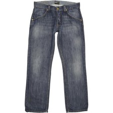 Lee Knox Dart Men Blue Straight Regular Jeans W34 L31 (76051)