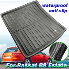 For VW Passat B8 Estate Variant 14-2023 Tailored Boot Liner Tray Trunk Floor Mat