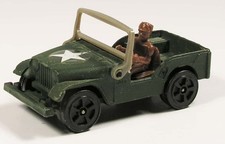CORGI JUNIORS WILLYS JEEP US ARMY MILITARY WHIZZWHEELS VINTAGE GT BRITAIN ALJ