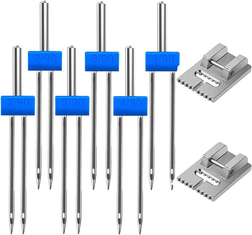 Twin needle double - needle,