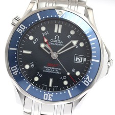OMEGA Seamaster Diver 300 2535.80 GMT Coaxial Navy Dial Automatic Men's_898809