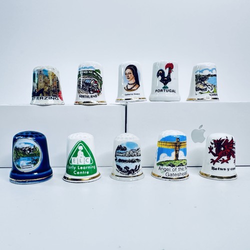 Vintage bone china thimble - vintage,