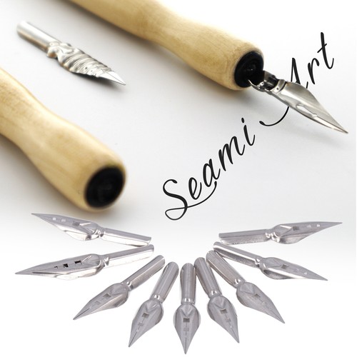 Feather pen tip calligraphy - feather,