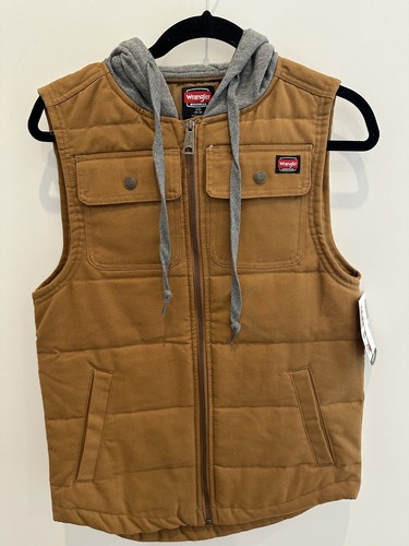 Wrangler hooded brown - brown, vest