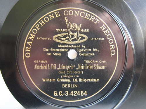 78rpm wilhelm gruning sings - 78rpm,