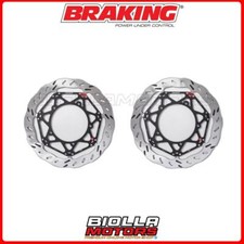 FRONT BRAKE DISC KIT BRAKING YAMAHA FZ1 FARE ABS 1000 2007 - 2012 [WAVE F