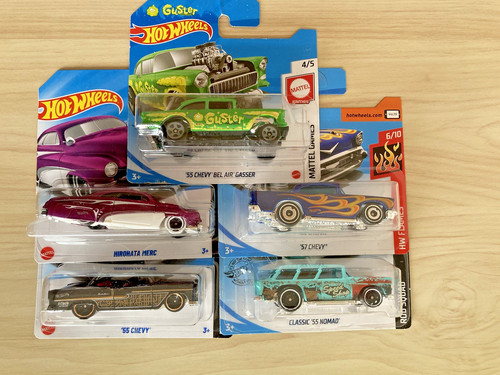 Hot wheels bundle 1950 - 5, 1950's