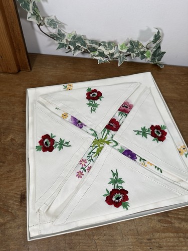 Vintage tablecloth hand - tablecloth,