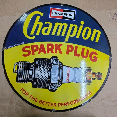 Champion spark plug - plug, porcelain