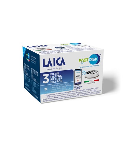 Laica fast disk water filter - disk,
