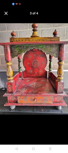 Handcrafted wooden hindu - handcrafted,