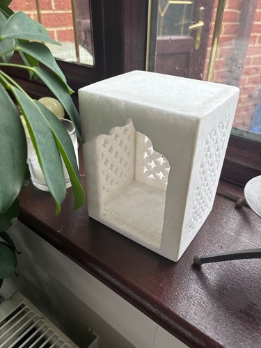 Jali work white - makrana, marble