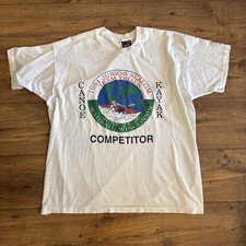 VTG 1994 Wausau Wisconsin Junior Slalom Kayak T-Shirt - Men’s XL - Read
