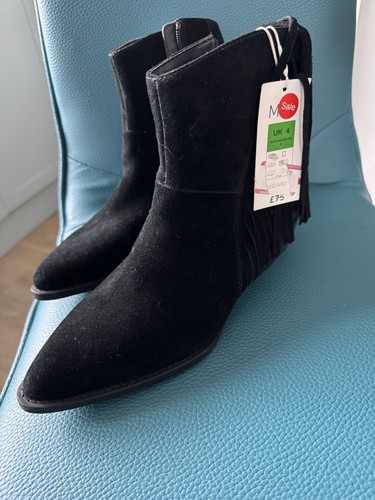 Women ankle boots - ankle, black