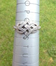 Diamond Ring 9 carat gold love