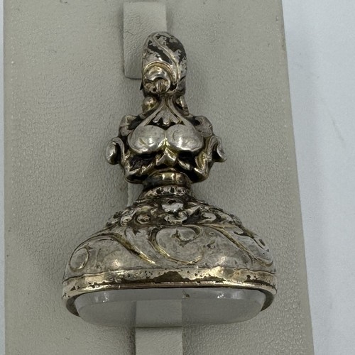 Vintage seal fob - vintage, tone