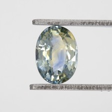 Oval blue green natural parti - blue-green,