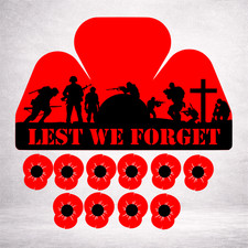 Lest We Forget Car Van Window