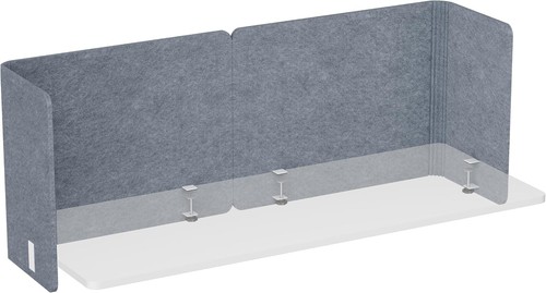 Desk privacy panels - panels, on