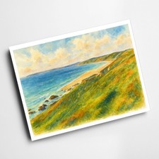 A4 PRINT - Whitsand Bay from