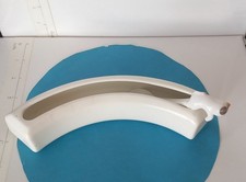 Poole Pottery Traditional  Half Moon Shaped design  With A Cat Sharped Spoon 