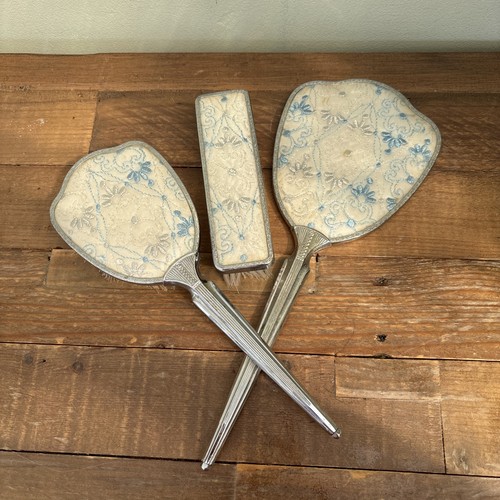 Vtg mirror brush clothes - mirror,, &