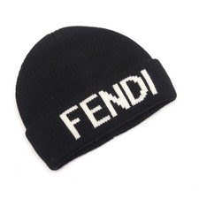 FENDI Knit Cap Beanie Wool