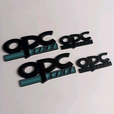 4x Black Car Badge Set To Fit Corsa Astra OPC Line