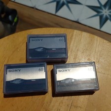 3x sony micro mv Cassette Tapes f/ Digital Video Camcorder i think 
