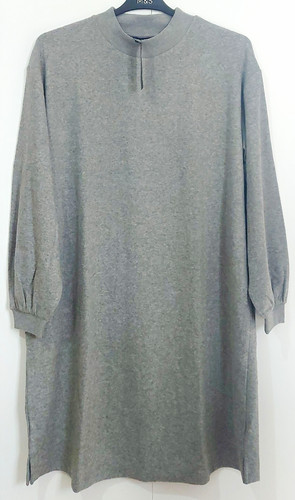 Ladies grey marl fleece - grey,