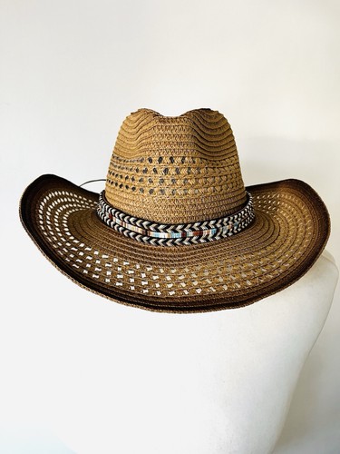Bohemian style straw cowboy - style,