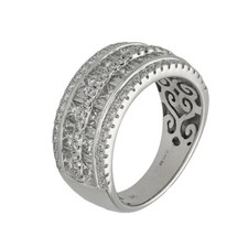 Ladies 9ct White Gold Diamond
