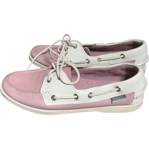 Sebago docksides pink white - docksides,