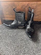 New Rock Cowboy Boots Size 41