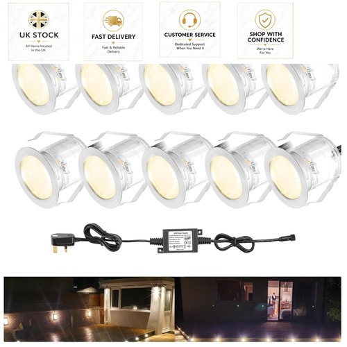 Warm white led decking - warm,