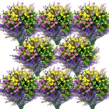 Artificial Flowers 24 Pcs