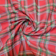 Tartan Polycotton Royal