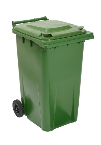 Green 240 litre - green, bin
