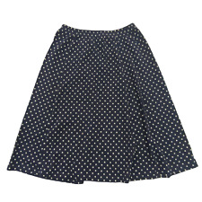 Damart Ladies Blue Spotty Skirt Size 16