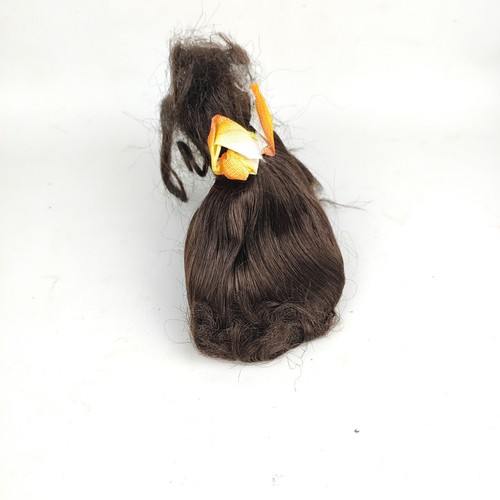 Vintage dark brown - brown, doll