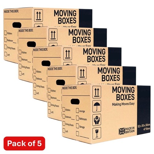5pk moving boxes removal box - moving,