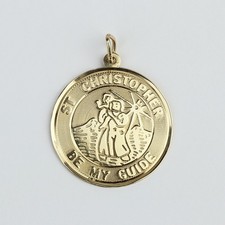 Large 14k Yellow Gold Unisex