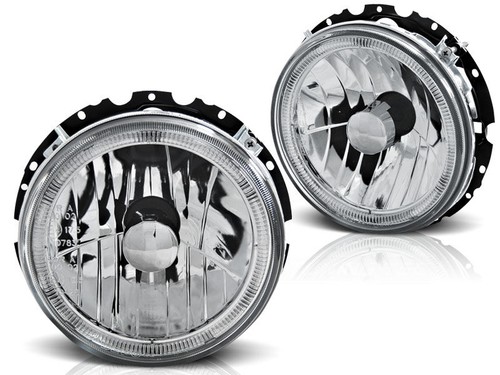 Chrome headlights angel eyes - chrome,