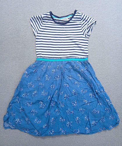 Girls blue white - white, striped