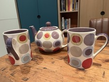 Whitttard Of Chelsea Funky Tea For Two Set . Teapot & 2 Mugs