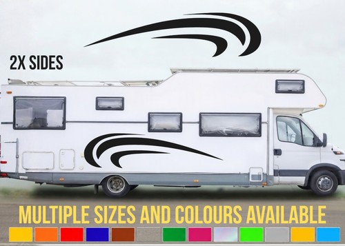 Motorhome wave graphics vinyl - wave,