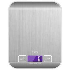 Digital LCD Electronic Kitchen Household Weighing Food Cooking Scales 5KG Steel