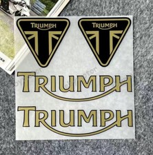 Gold TRIUMPH Motorcycle