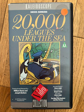 20,000 Leagues Under the Sea VHS Video Tape Animation Hanna-Barbera Kaleidoscope